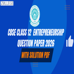 CBSE Class 12 2026 Entrepreneurship Question Paper with Solution PDF